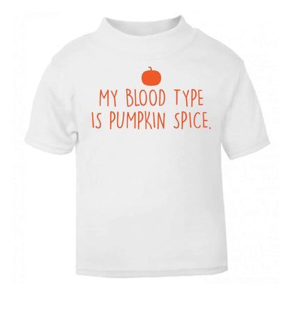 Let Be Pumpkin Spice white baby toddler Tshirt 2 Years
