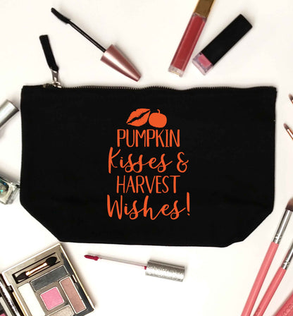 Pumpkin Kisses Harvest black makeup bag