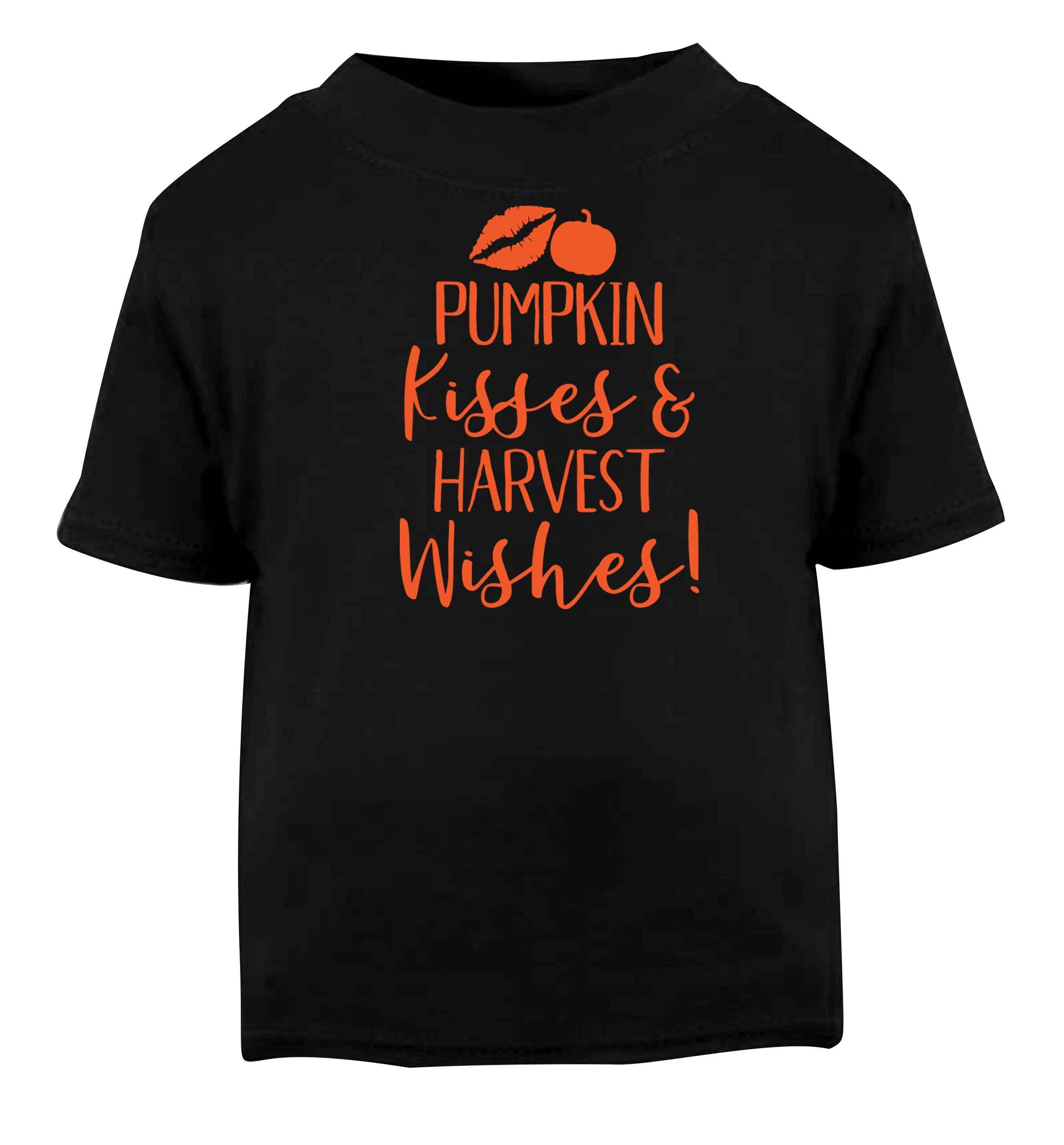Pumpkin Kisses Harvest Black baby toddler Tshirt 2 years