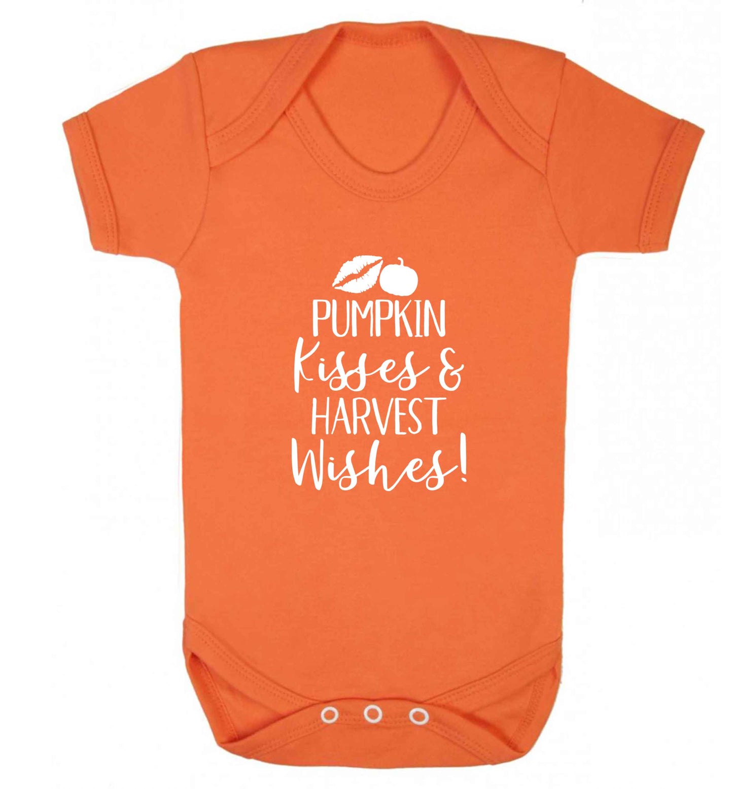 Pumpkin Kisses Harvest baby vest orange 18-24 months