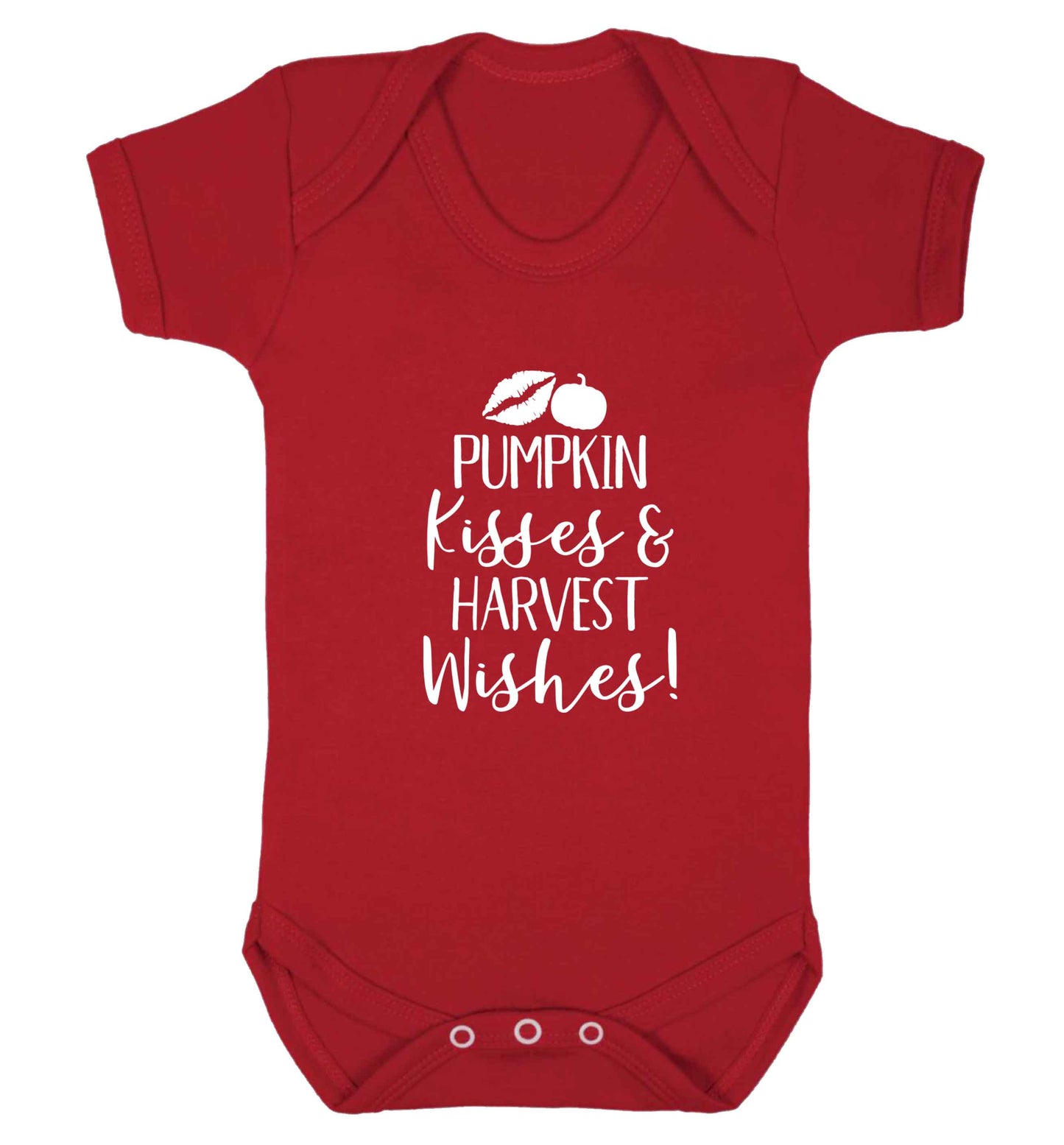 Pumpkin Kisses Harvest baby vest red 18-24 months