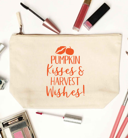 Pumpkin Kisses Harvest natural makeup bag
