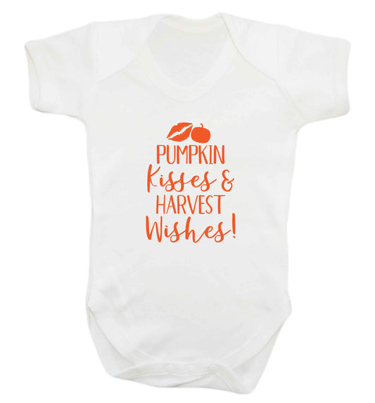 Pumpkin Kisses Harvest baby vest white 18-24 months