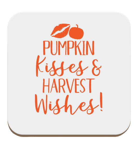 Pumpkin Kisses Harvest set of four coasters