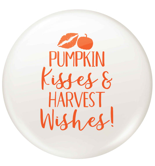 Pumpkin Kisses Harvest small 25mm Pin badge