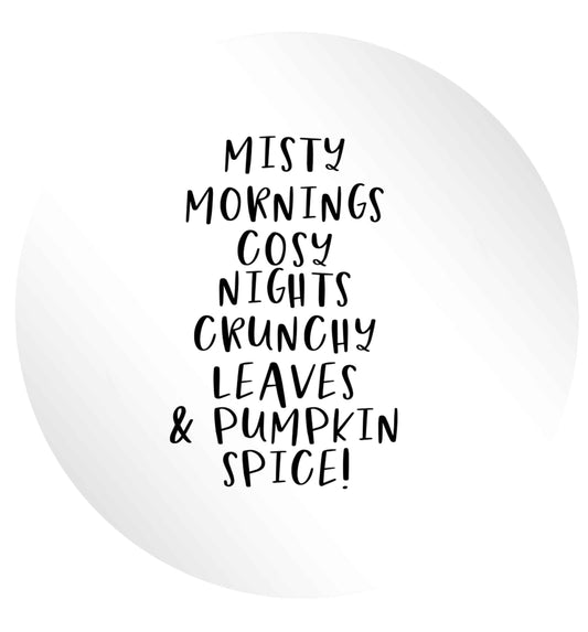 Misty Mornings 24 @ 45mm matt circle stickers
