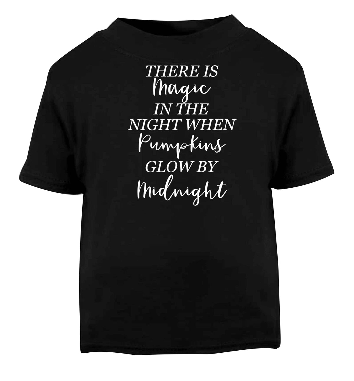 Magic in Night Black baby toddler Tshirt 2 years