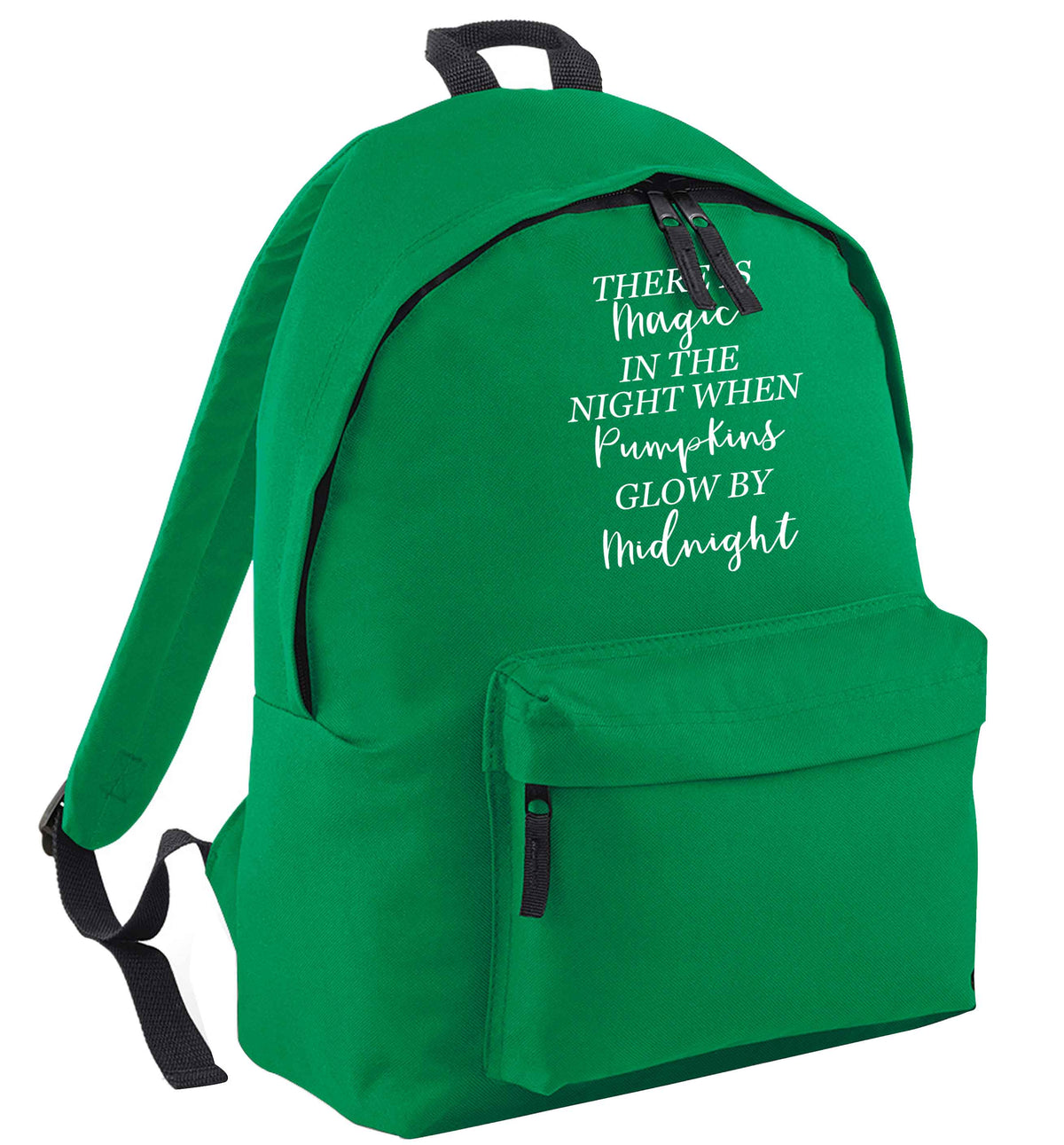 Magic in Night green adults backpack