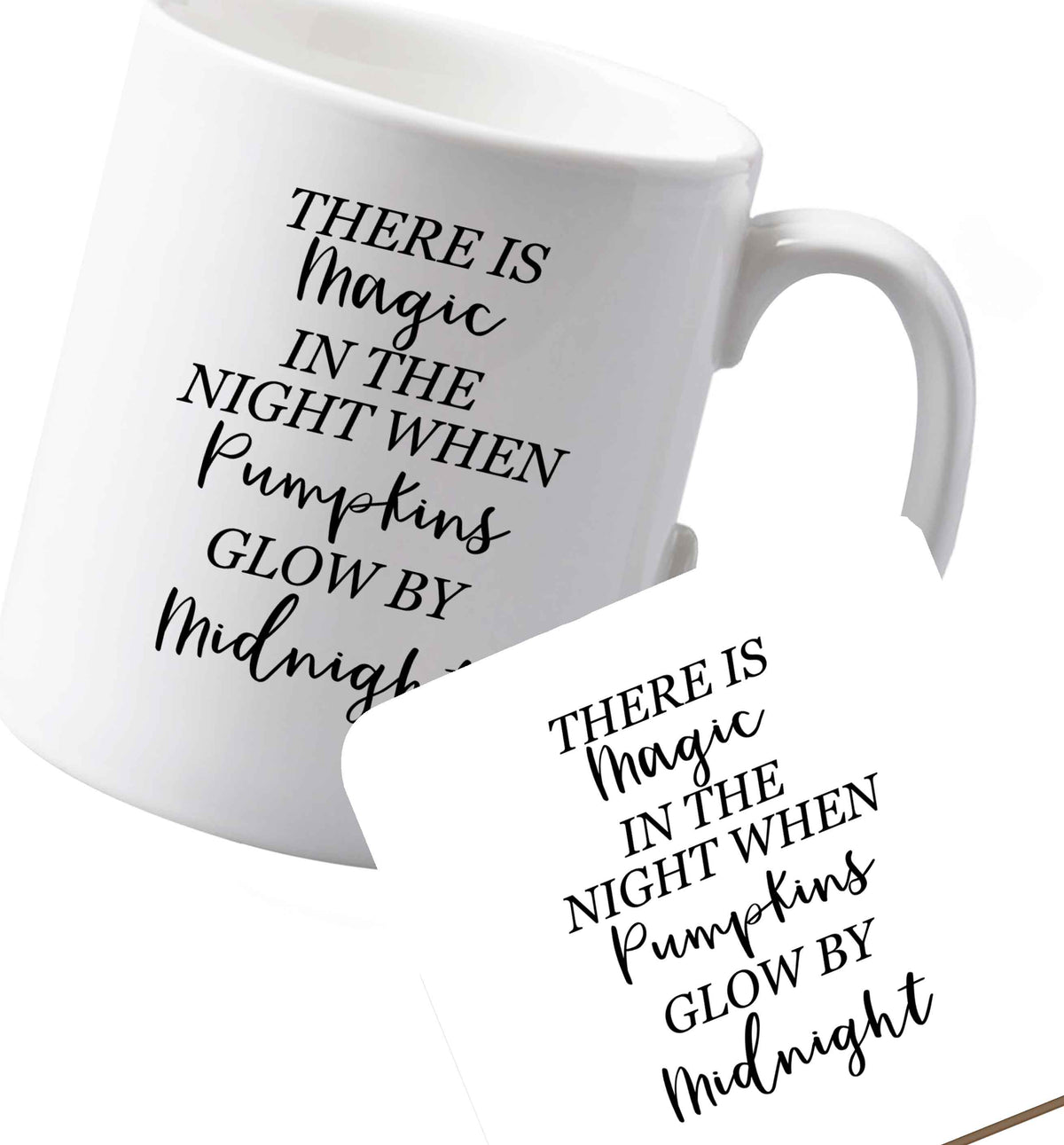 10 oz Ceramic mug and coaster Favourite Type Pan Pancake both sides