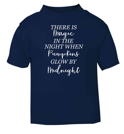 Magic in Night navy baby toddler Tshirt 2 Years