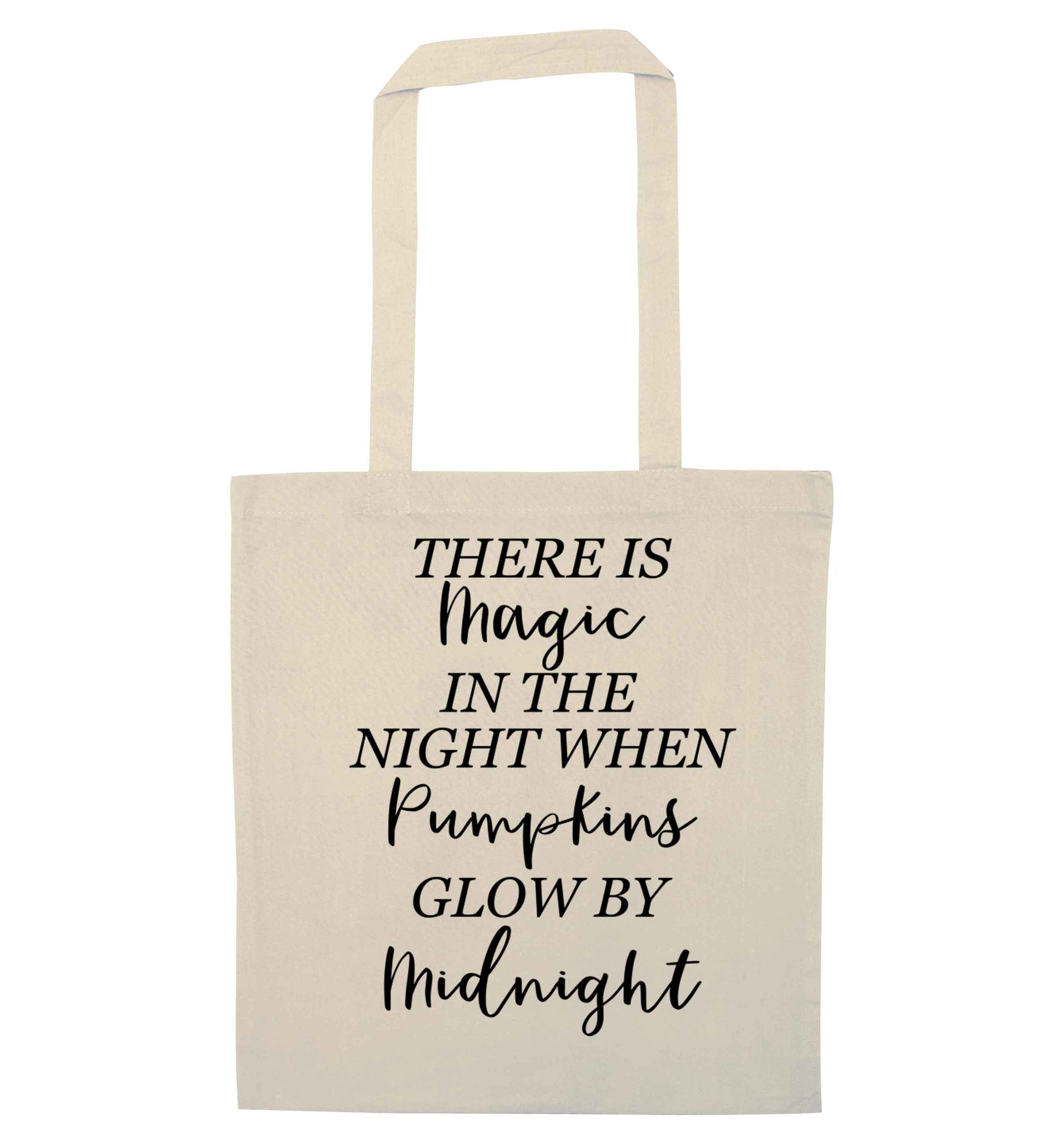 Magic in Night natural tote bag