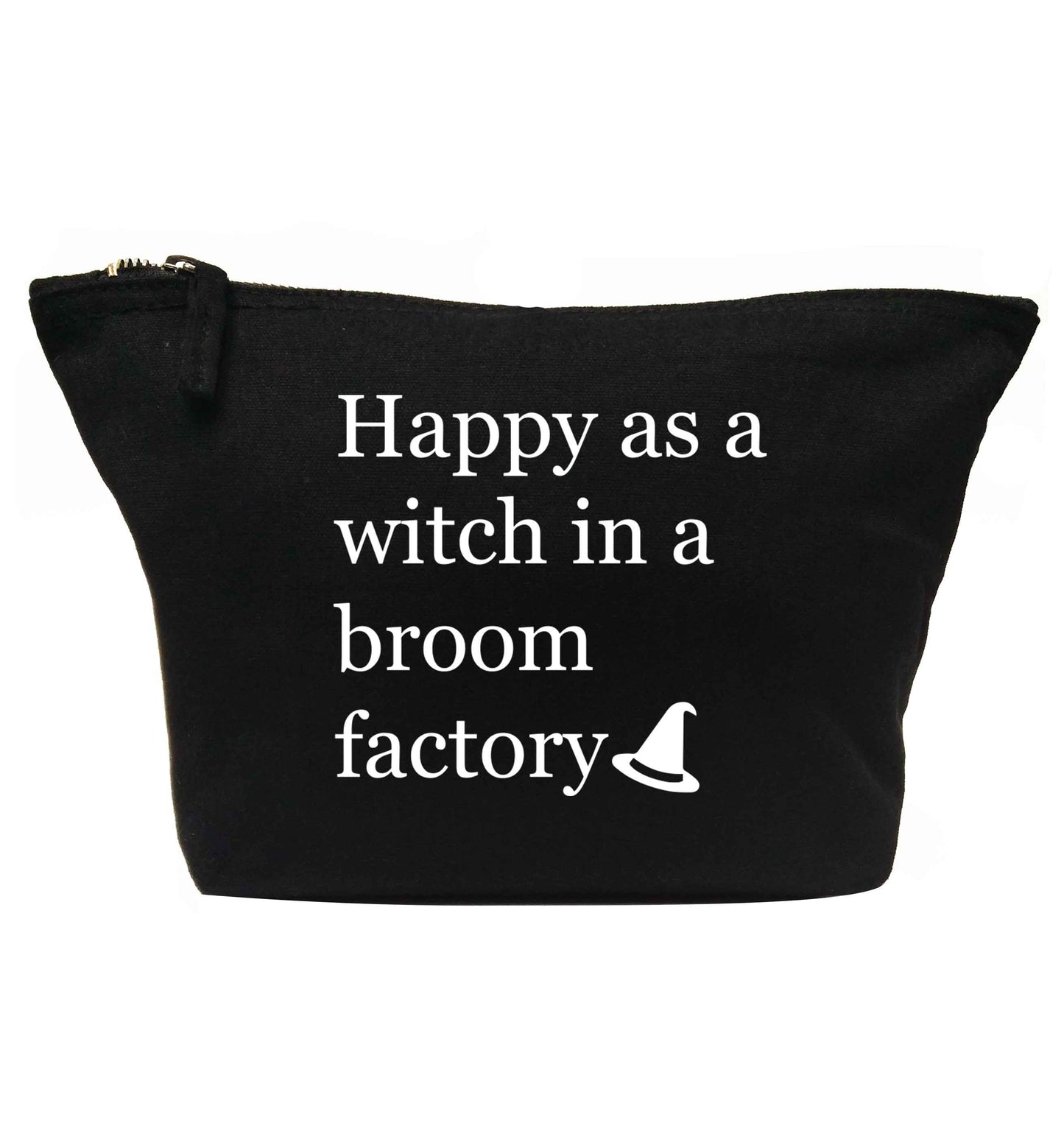 Happy as a witch in a broom factory | makeup / wash bag