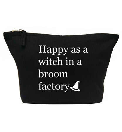 Happy as a witch in a broom factory | makeup / wash bag