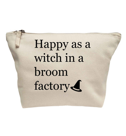 Happy as a witch in a broom factory | makeup / wash bag