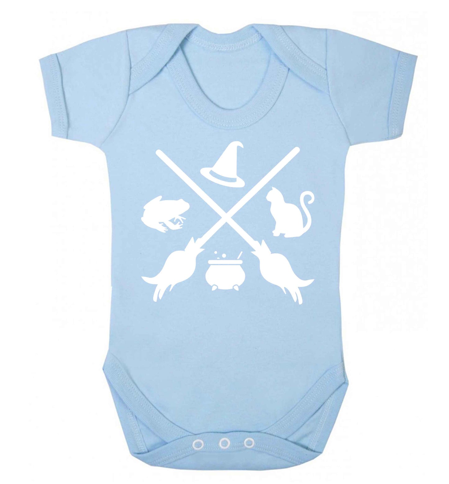 Witch symbol Baby Vest pale blue 18-24 months