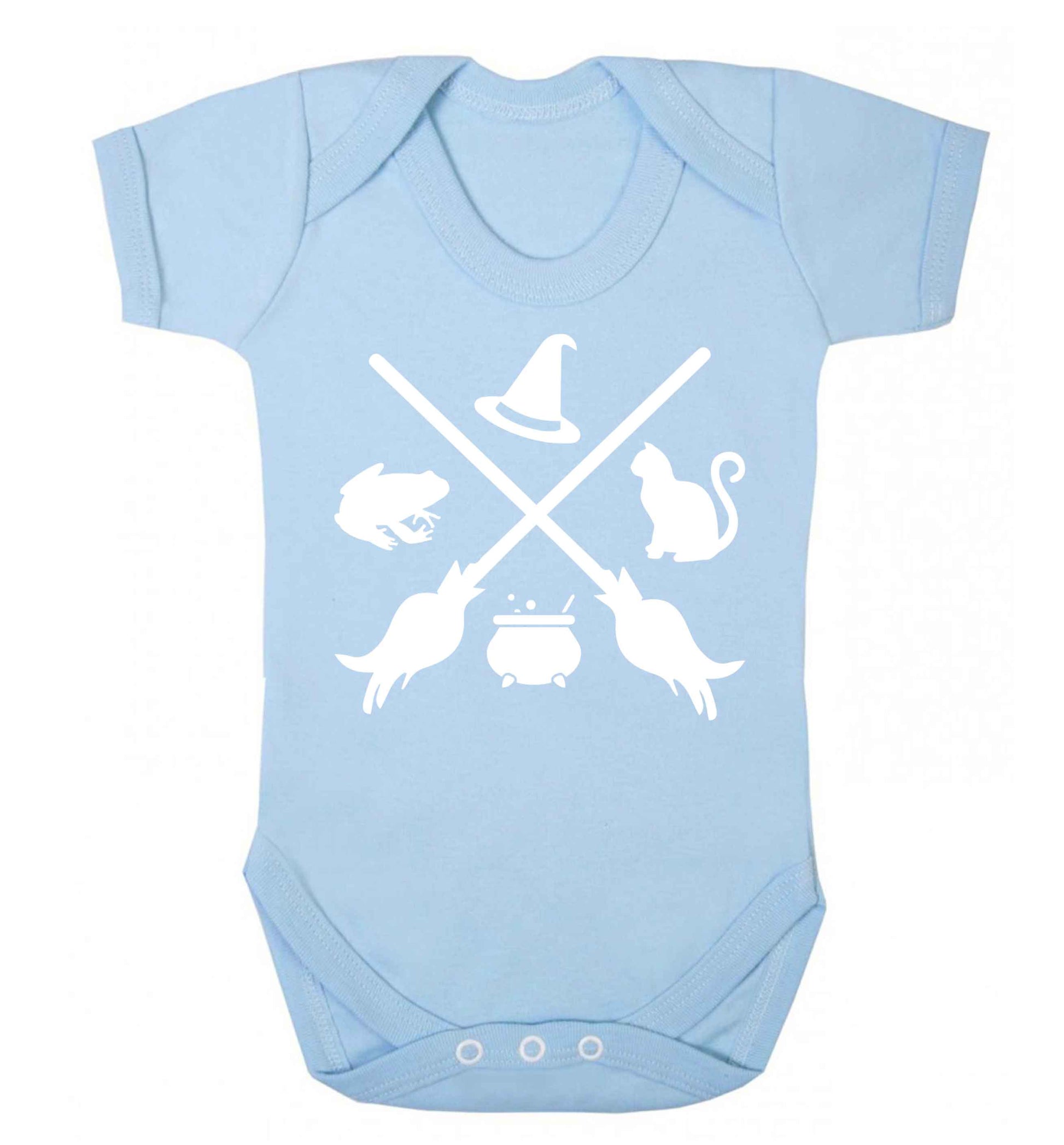 Witch symbol Baby Vest pale blue 18-24 months
