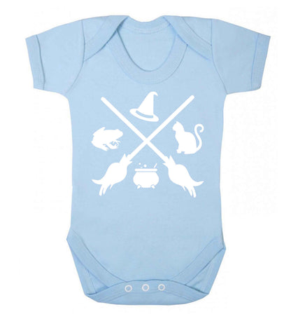 Witch symbol Baby Vest pale blue 18-24 months