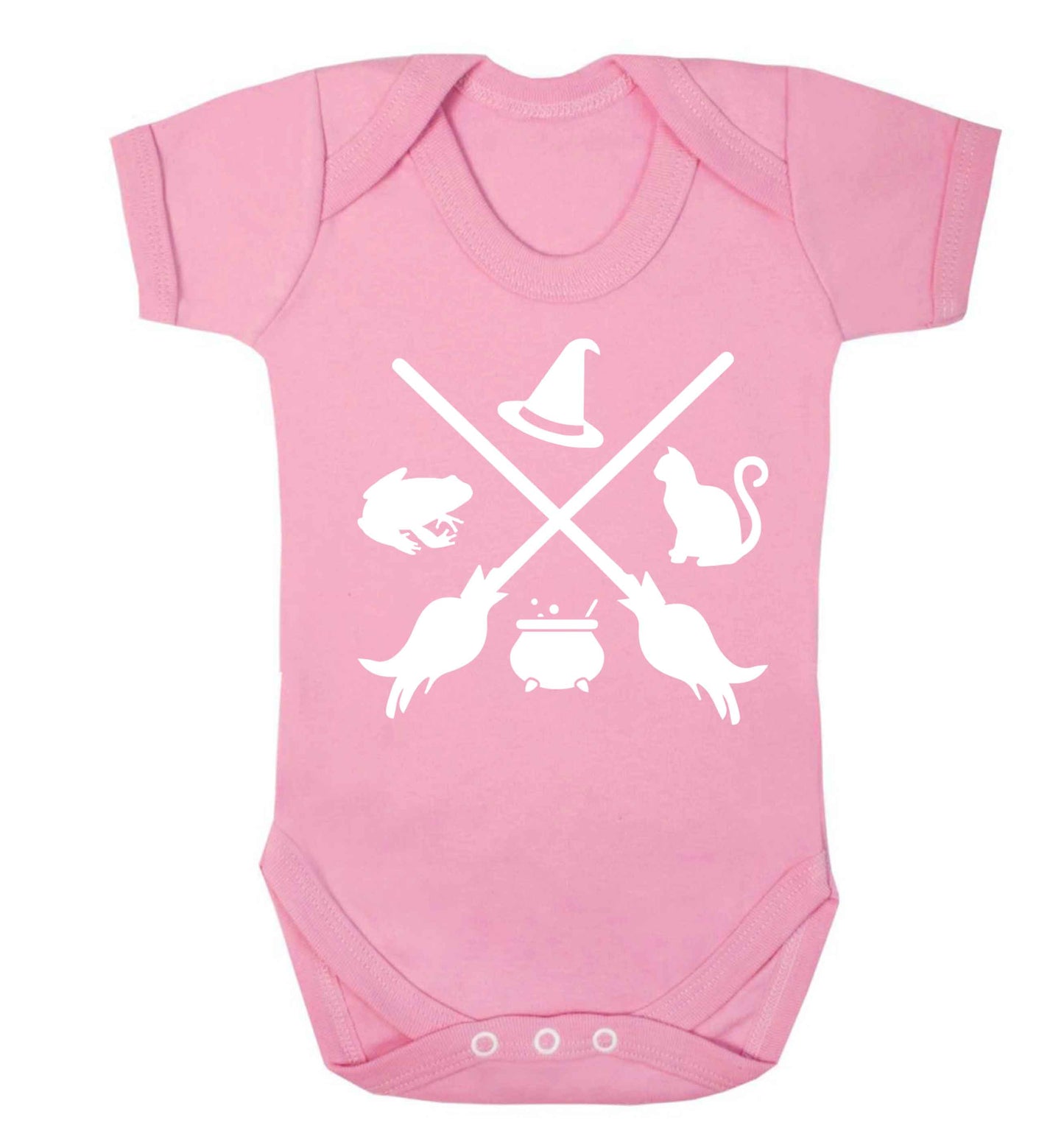 Witch symbol Baby Vest pale pink 18-24 months