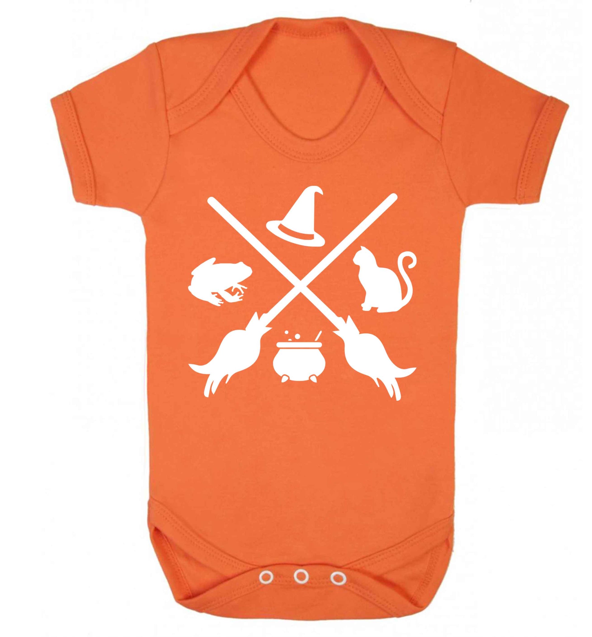 Witch symbol Baby Vest orange 18-24 months
