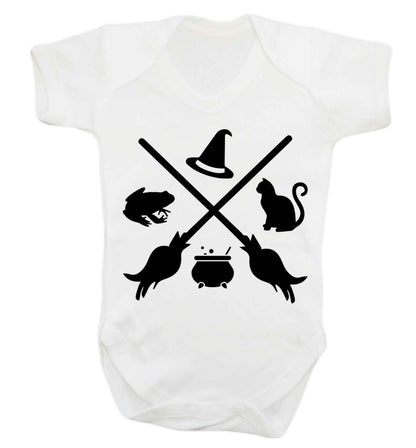 Witch symbol Baby Vest white 18-24 months