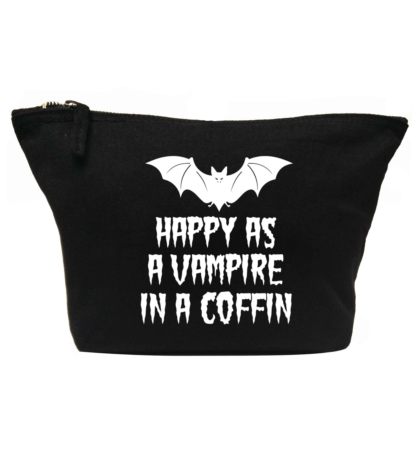 Happy as a vampire in a coffin | makeup / wash bag