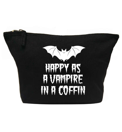 Happy as a vampire in a coffin | makeup / wash bag
