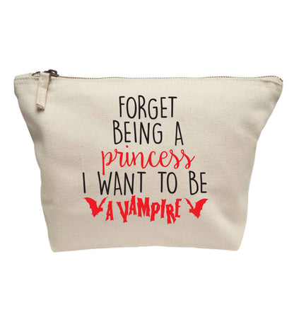 Forget being a princess I want to be a vampire | makeup / wash bag