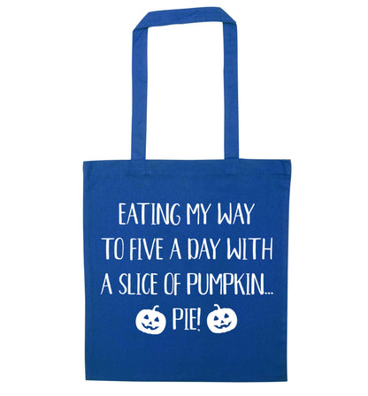Magic in Night blue tote bag