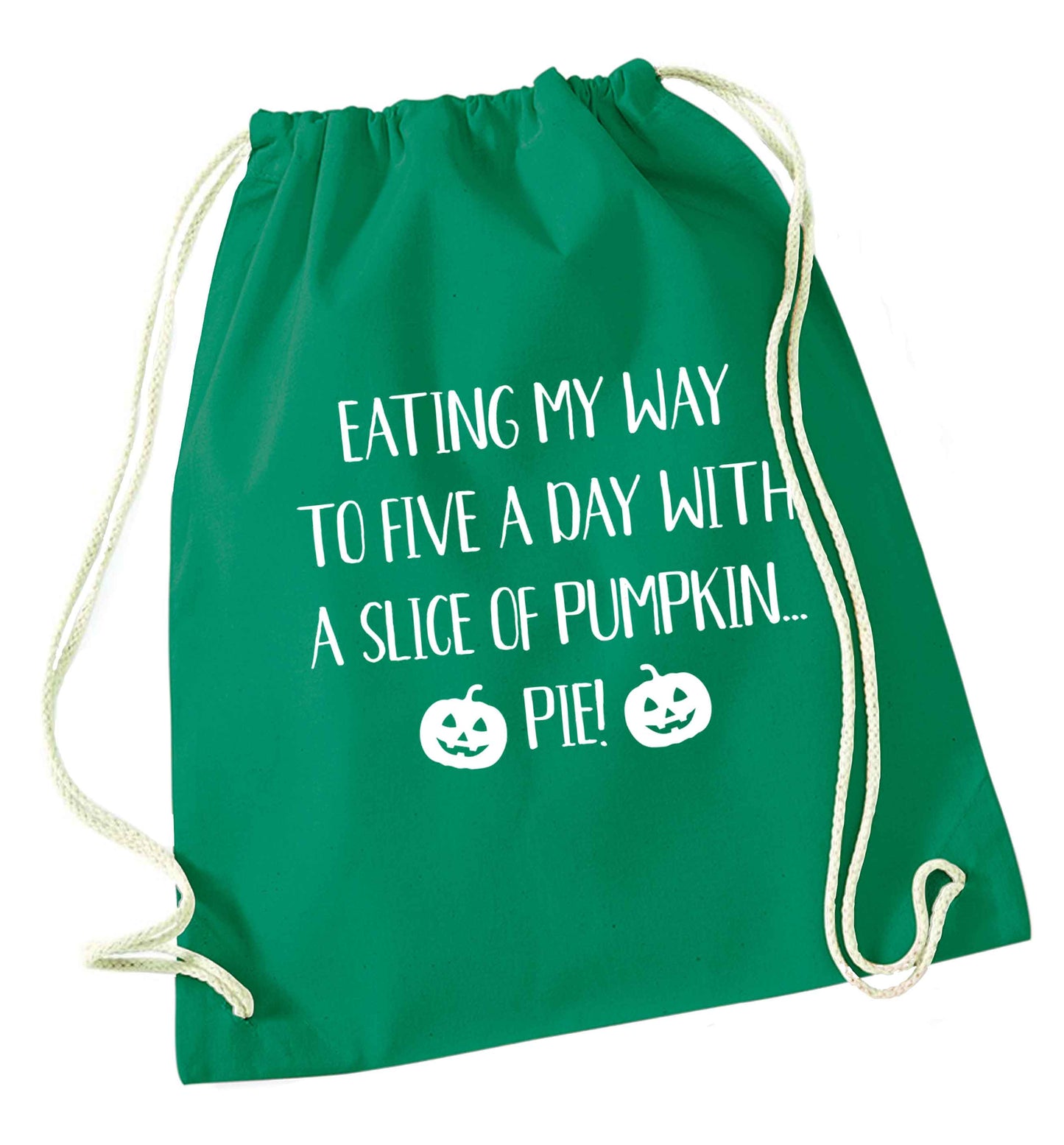 Magic in Night green drawstring bag
