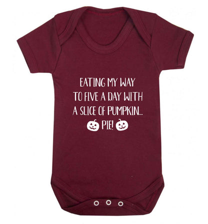 Magic in Night baby vest maroon 18-24 months