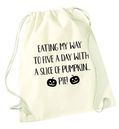 Magic in Night natural drawstring bag