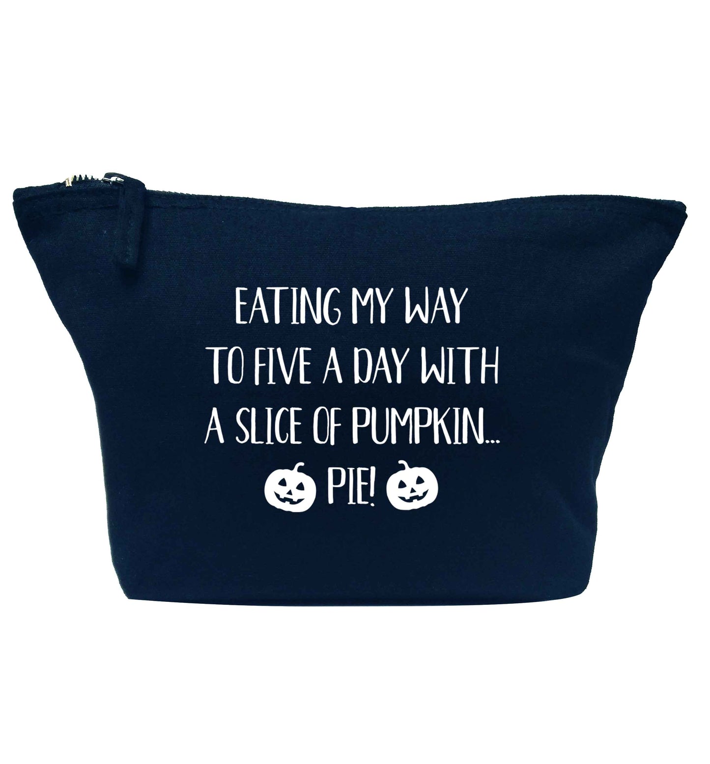 Magic in Night navy makeup bag