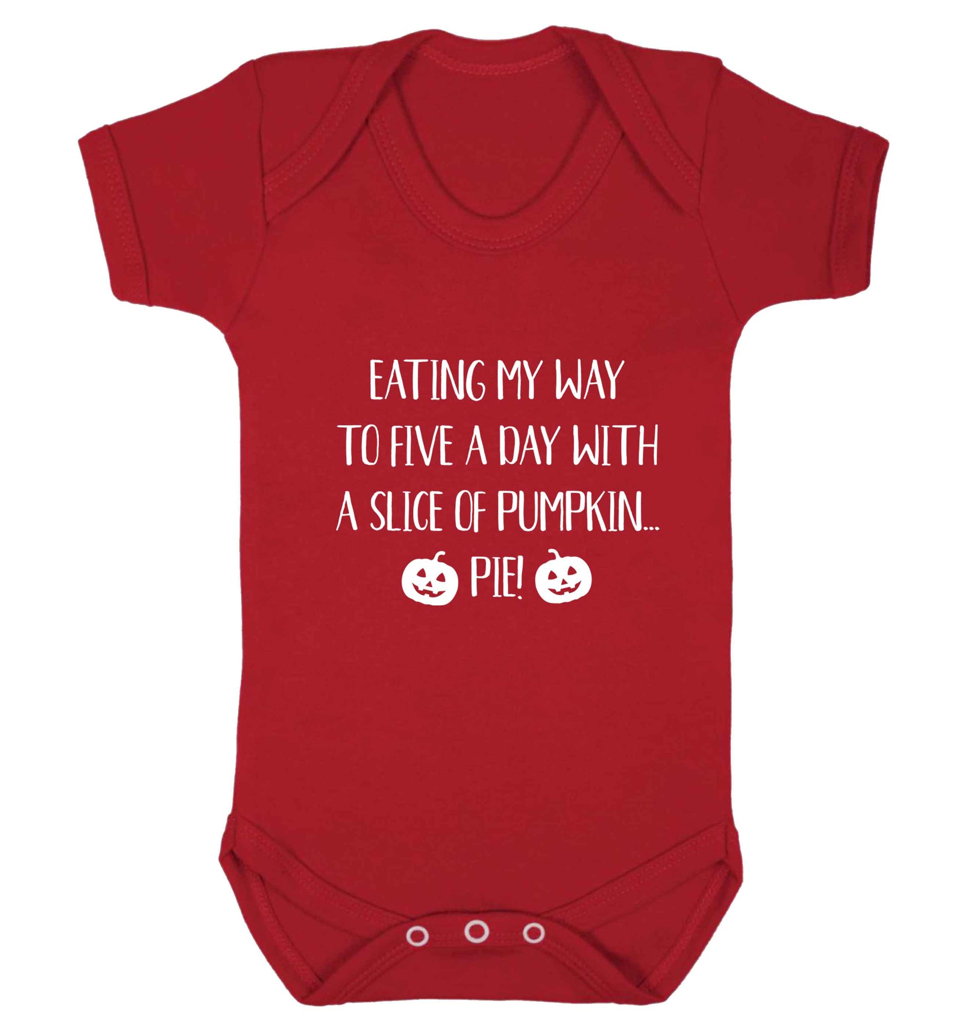 Magic in Night baby vest red 18-24 months