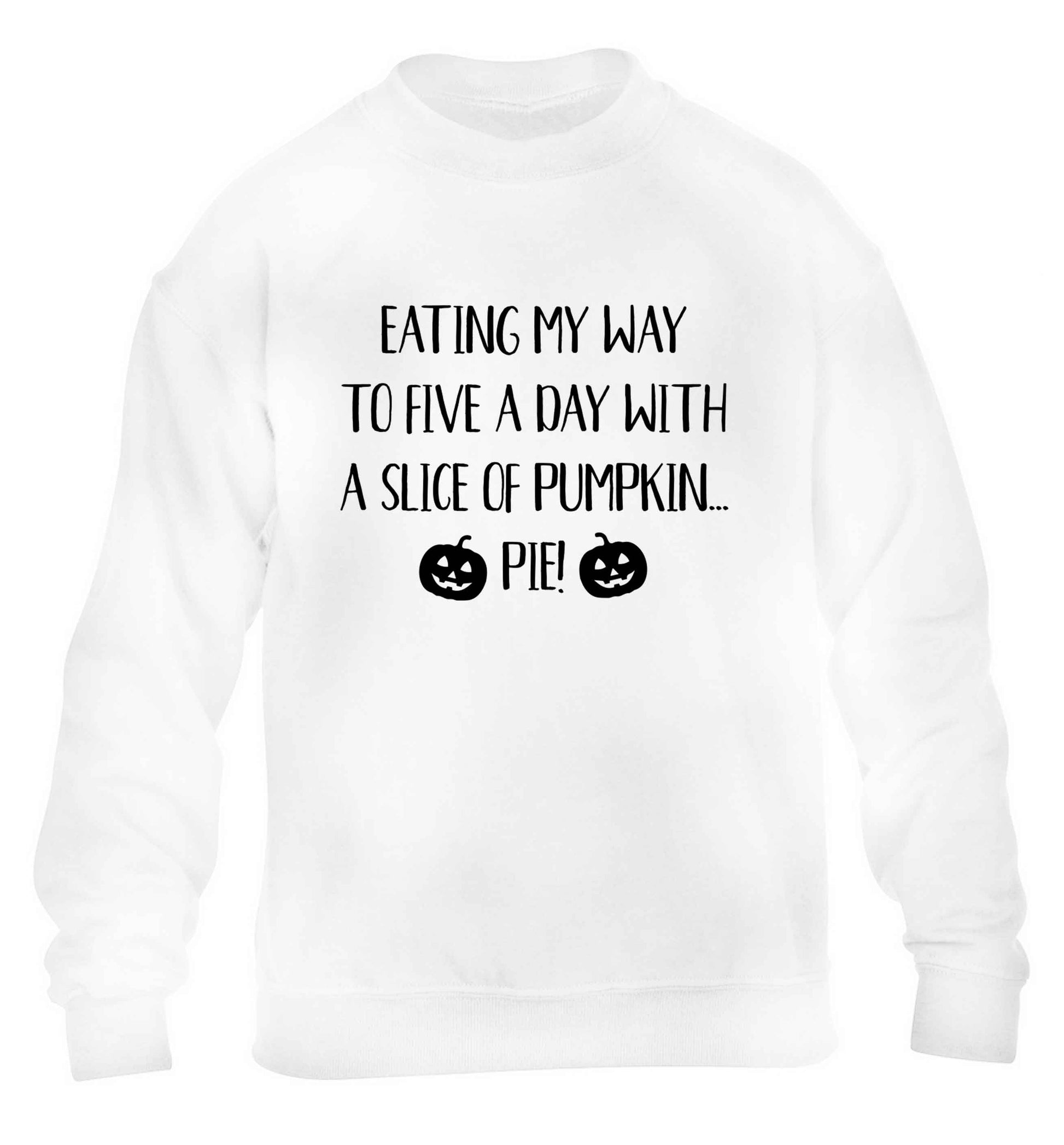 Magic in Night children's white sweater 12-13 Years