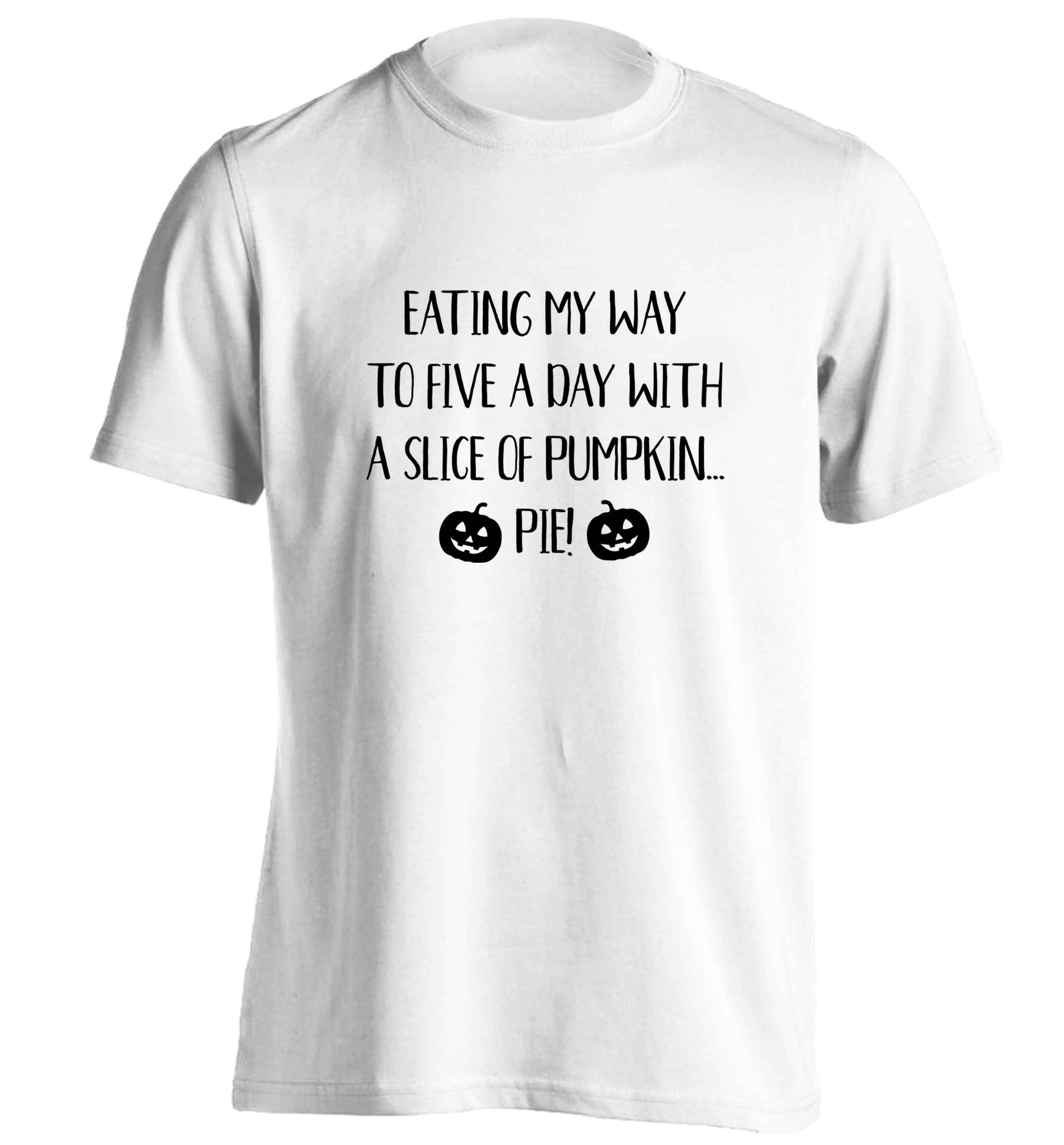Magic in Night adults unisex white Tshirt 2XL