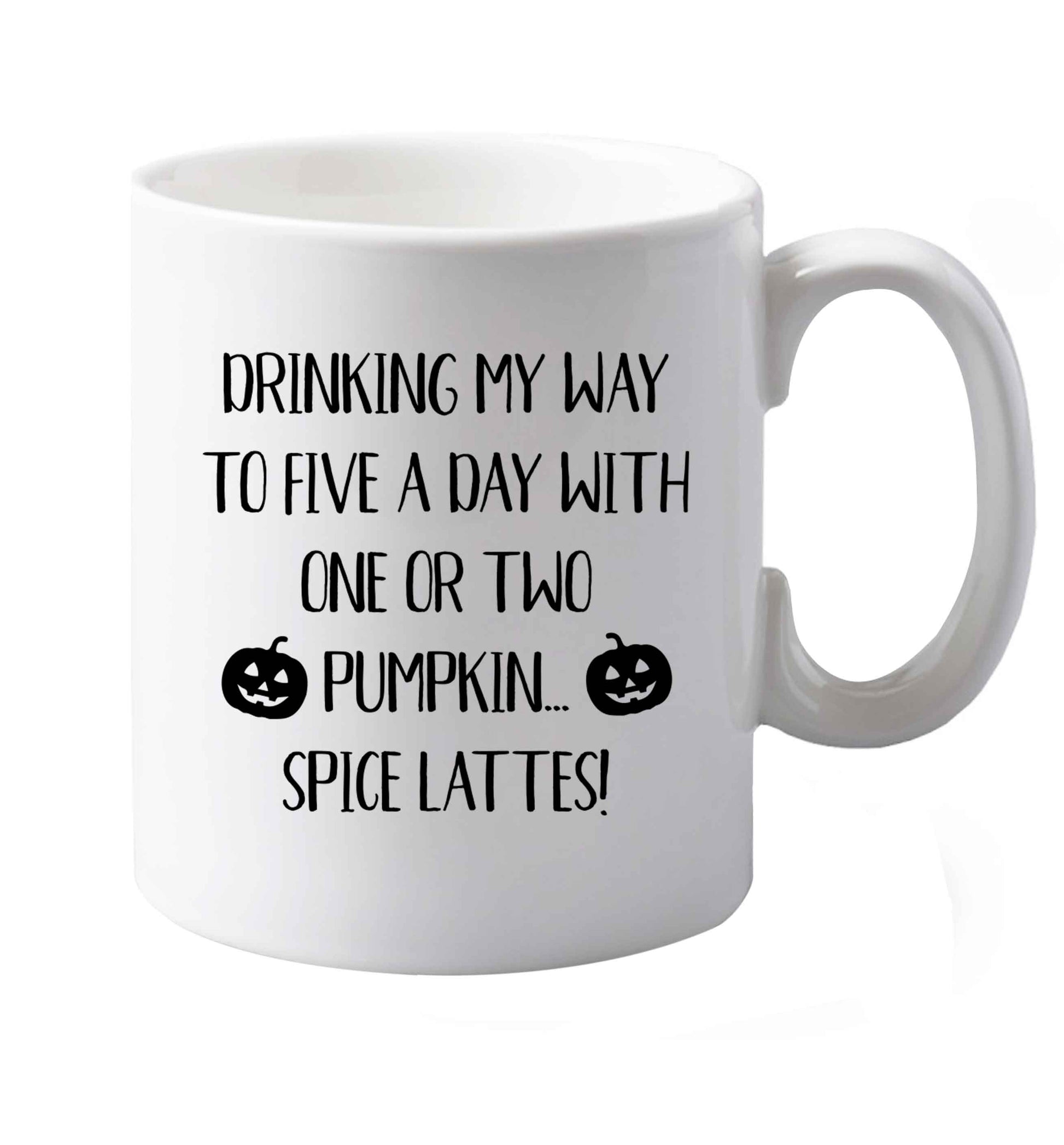 10 oz Favourite Type Pan Pancake ceramic mug both sides