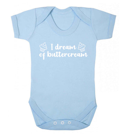 I dream of buttercream Baby Vest pale blue 18-24 months