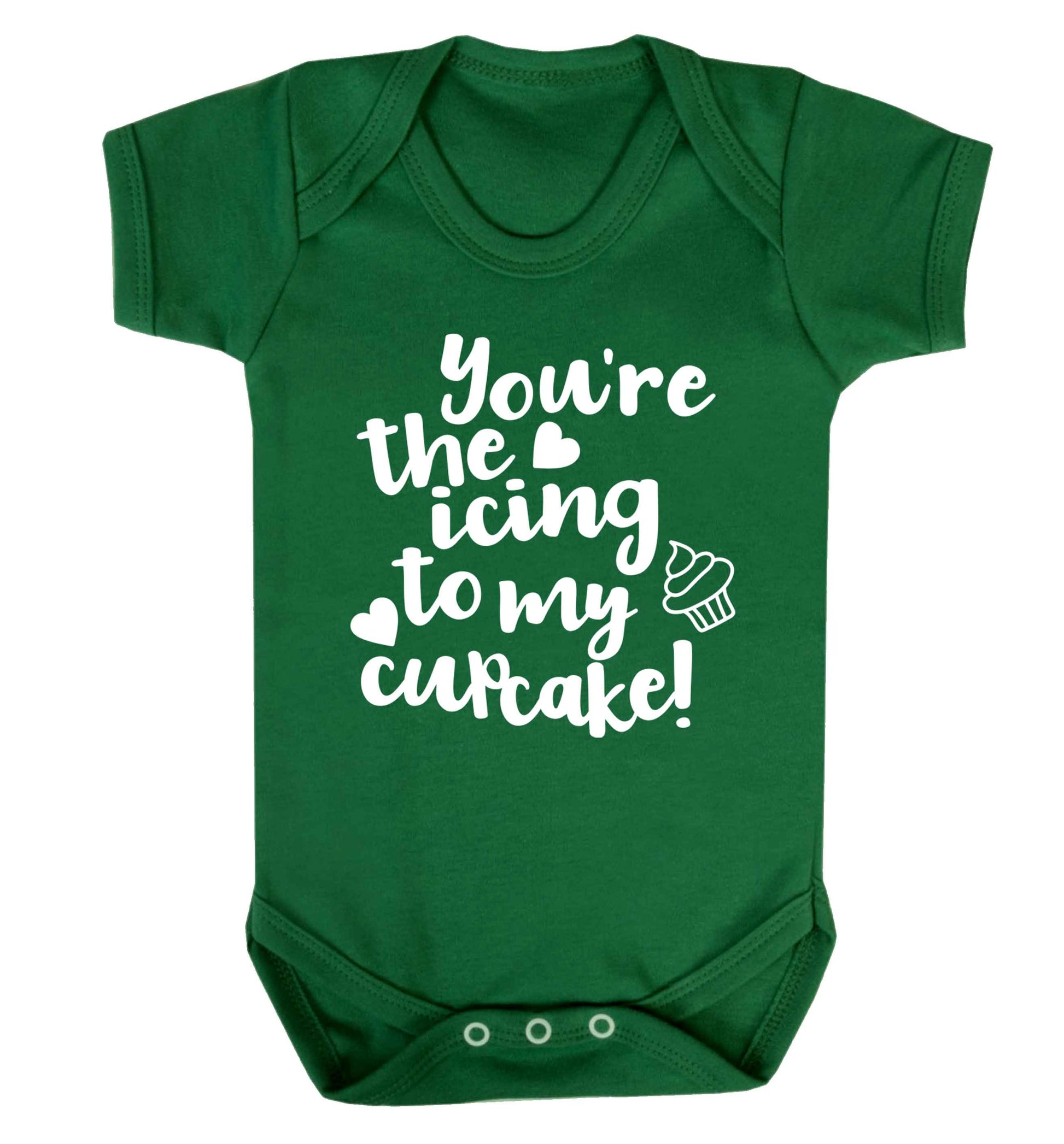 You're the icing to my cupcake Baby Vest green 18-24 months