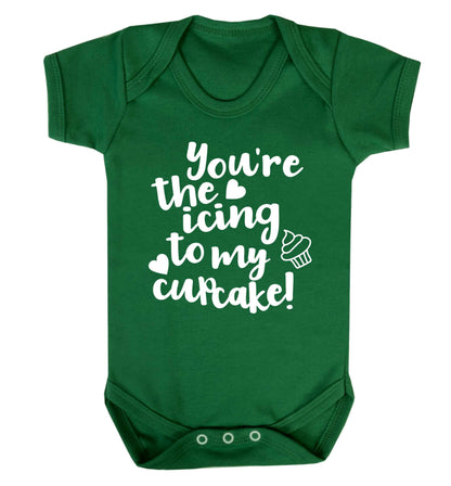 You're the icing to my cupcake Baby Vest green 18-24 months