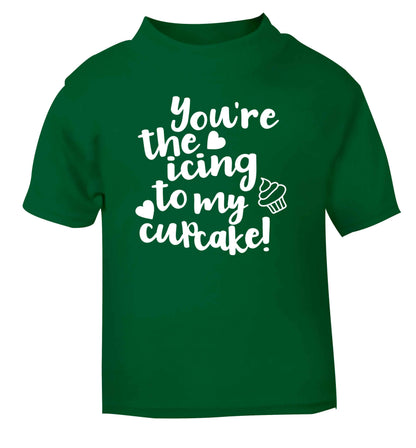 You're the icing to my cupcake green Baby Toddler Tshirt 2 Years