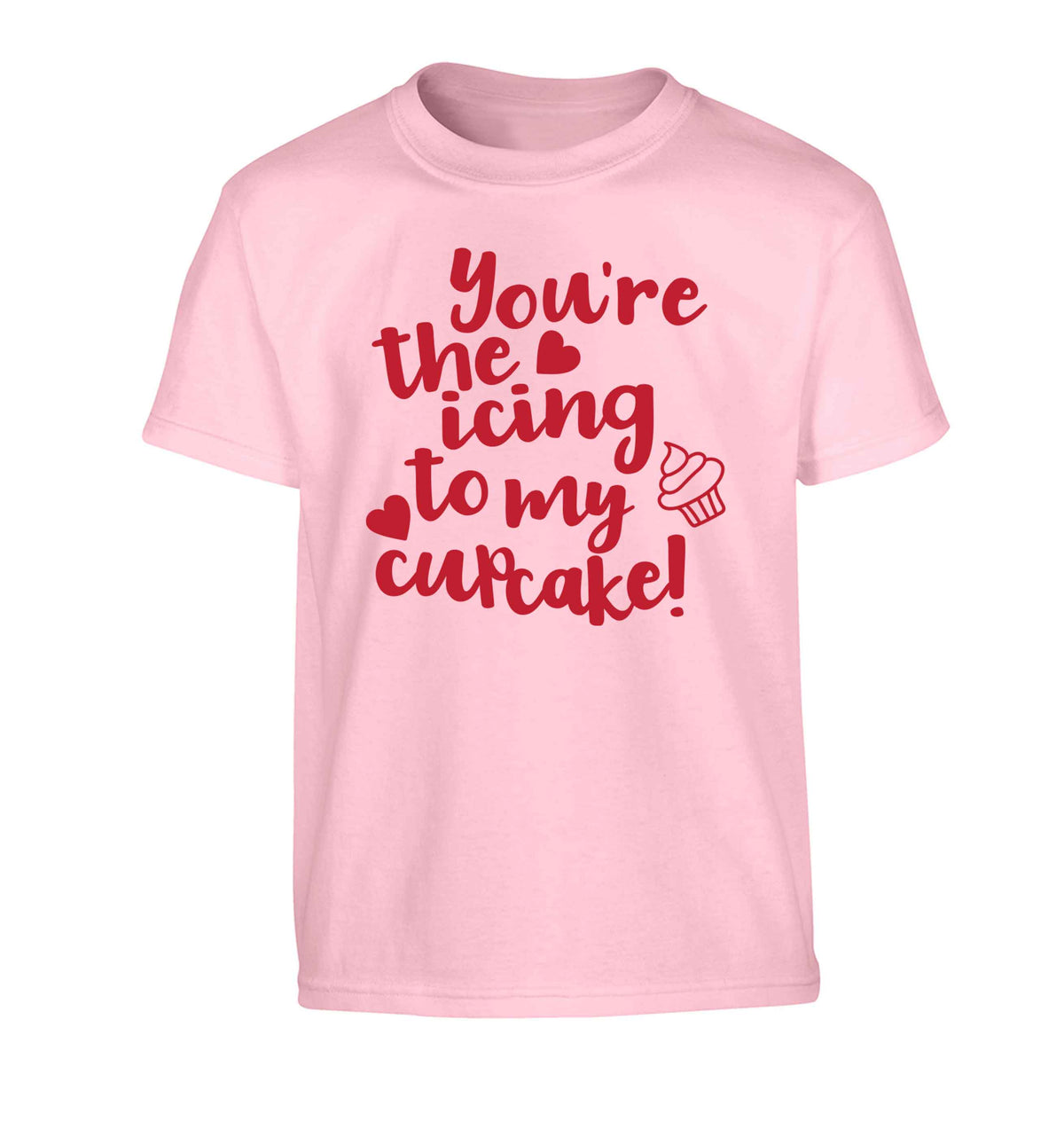 You're the icing to my cupcake Children's light pink Tshirt 12-13 Years