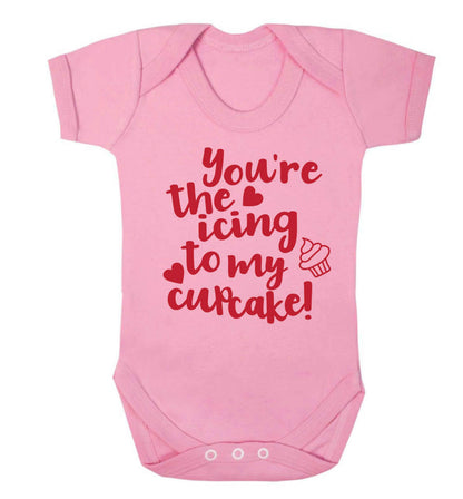 You're the icing to my cupcake Baby Vest pale pink 18-24 months