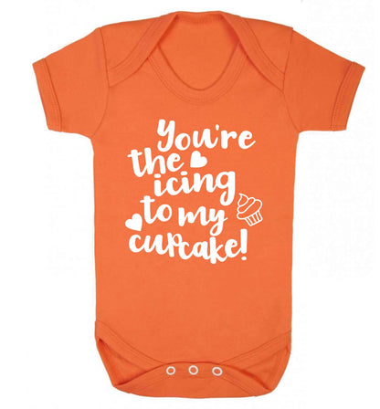 You're the icing to my cupcake Baby Vest orange 18-24 months