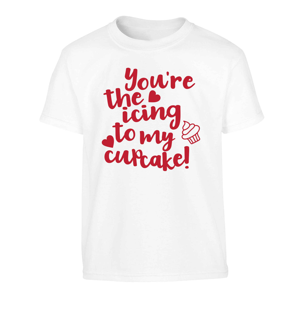 You're the icing to my cupcake Children's white Tshirt 12-13 Years