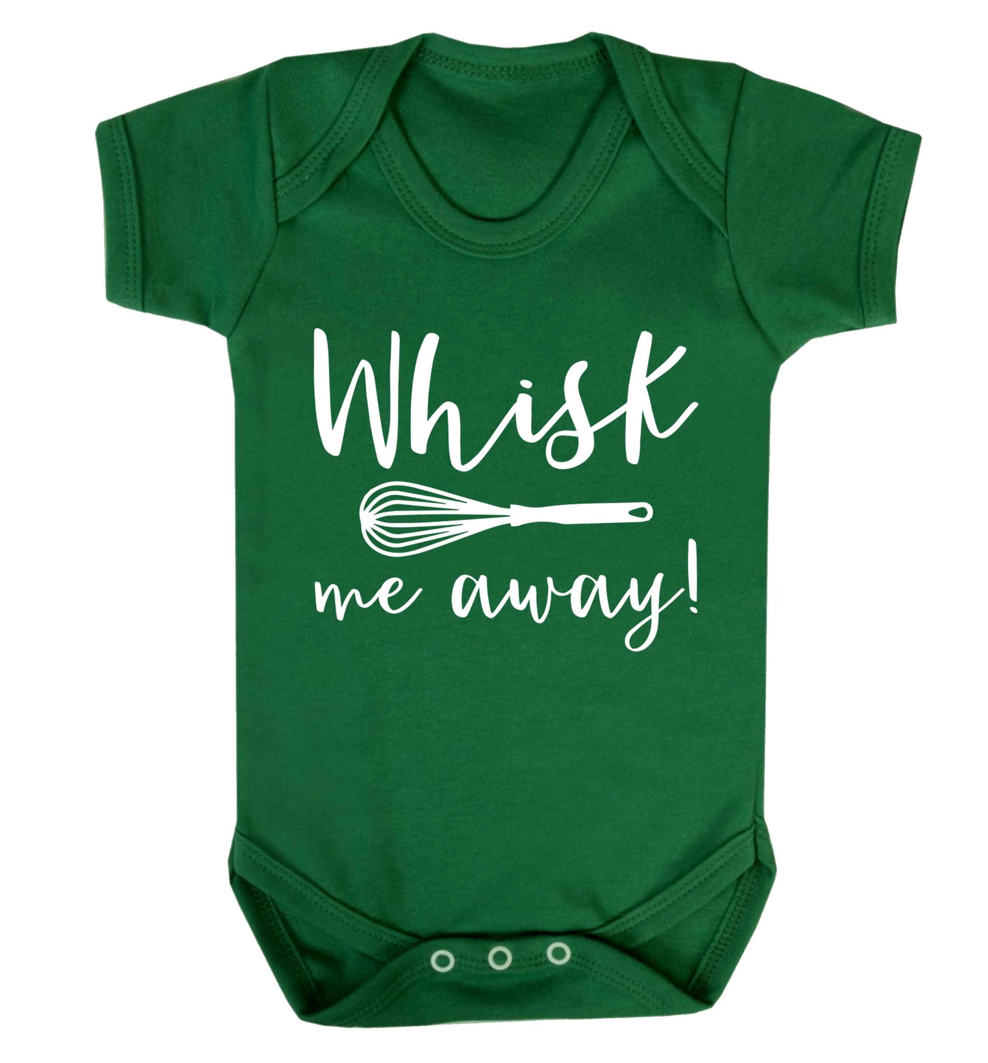 Whisk me away Baby Vest green 18-24 months