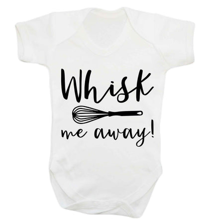 Whisk me away Baby Vest white 18-24 months