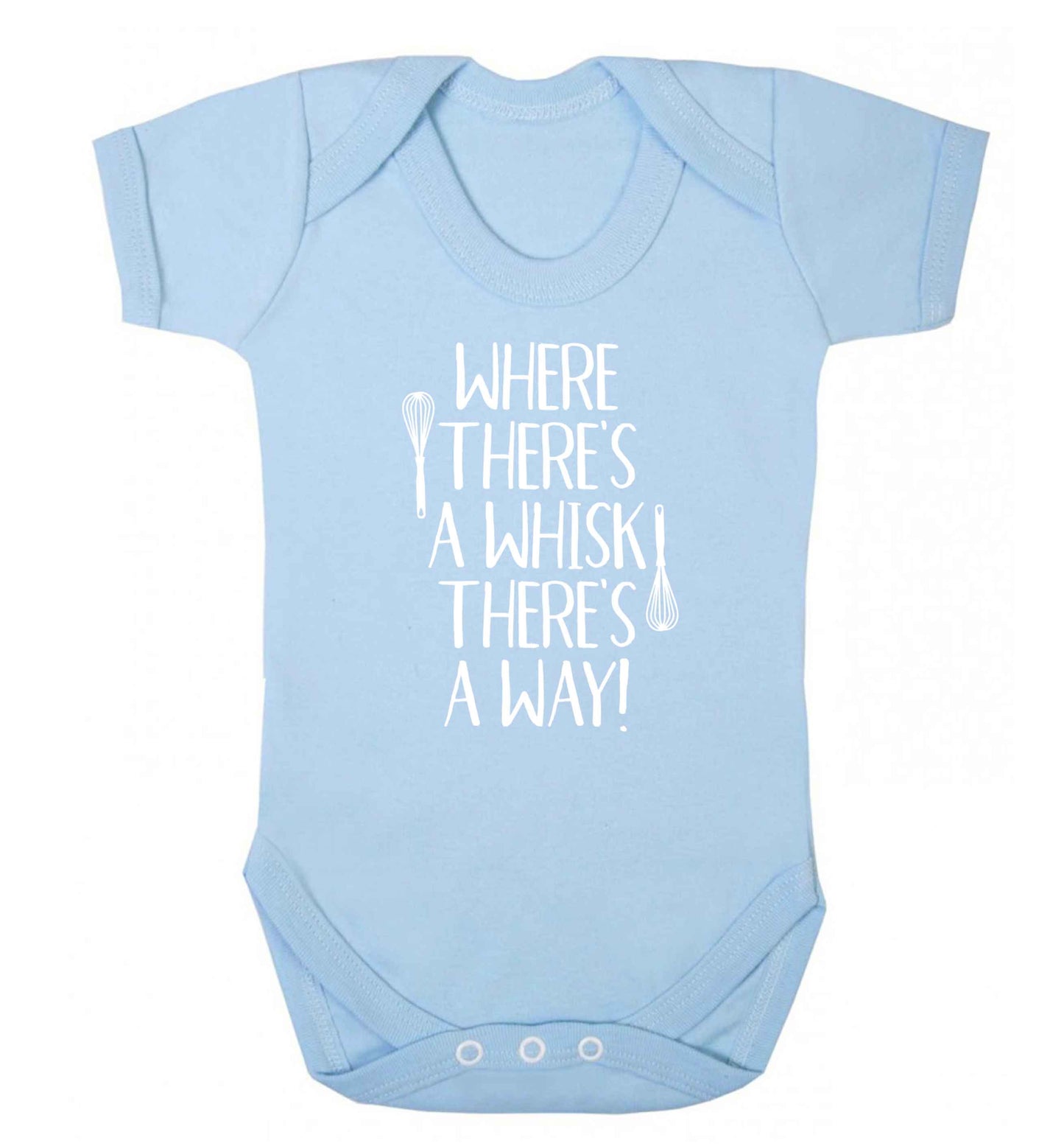 Where there's a whisk there's a way Baby Vest pale blue 18-24 months