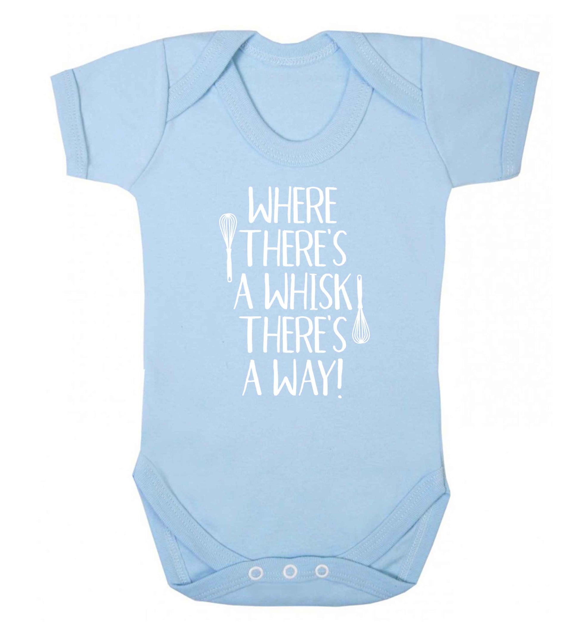 Where there's a whisk there's a way Baby Vest pale blue 18-24 months