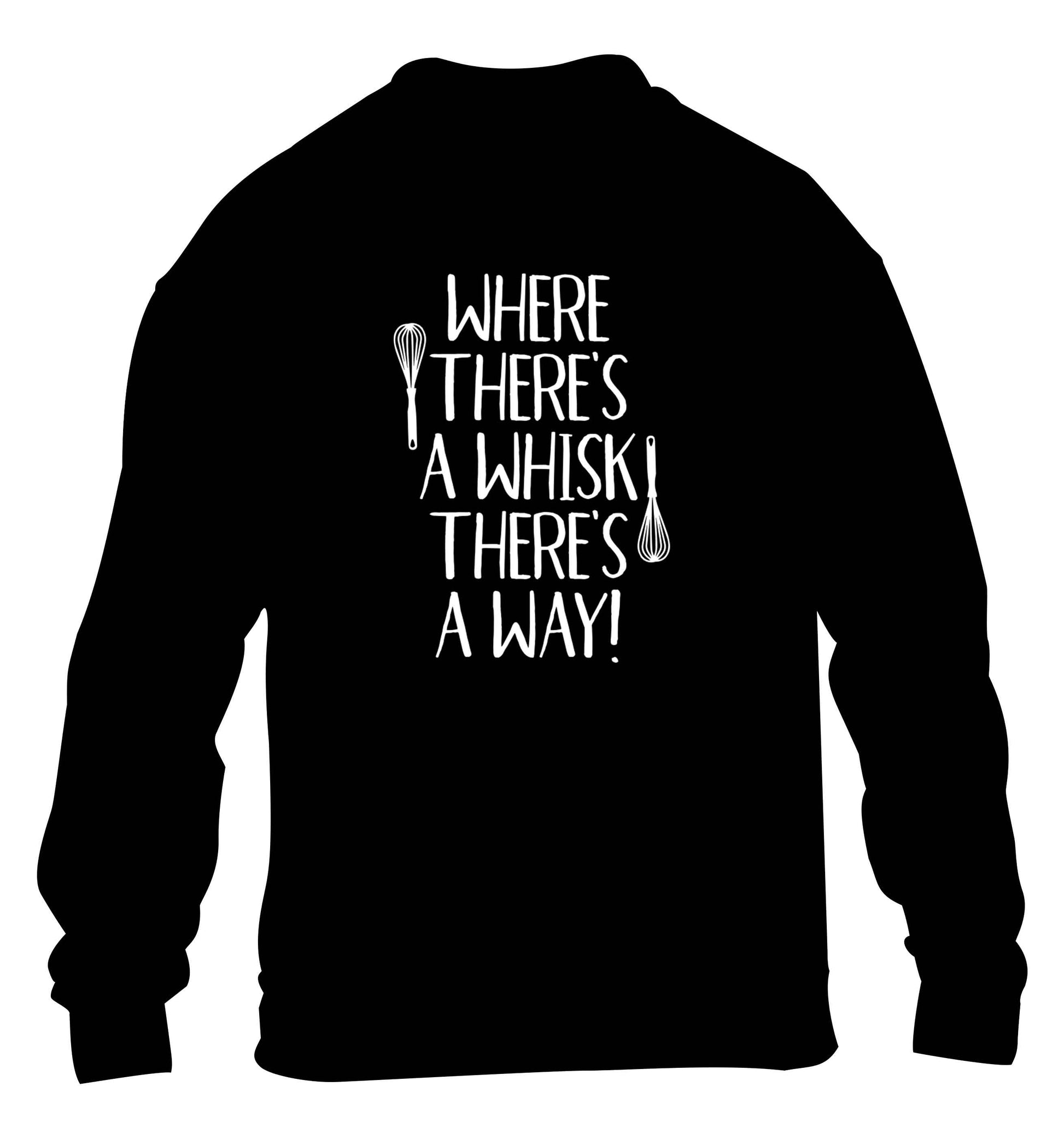 Good things come to those that bake children's black sweater 12-13 Years