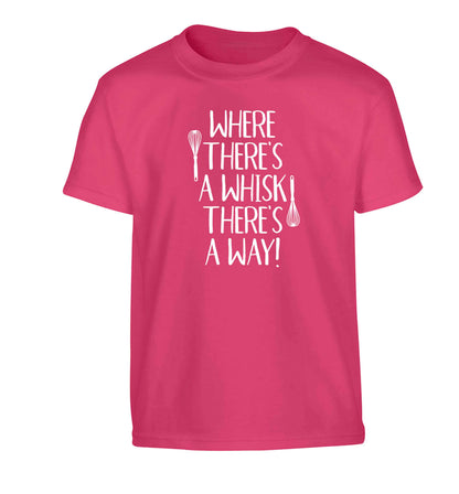 Good things come to those that bake Children's pink Tshirt 12-13 Years